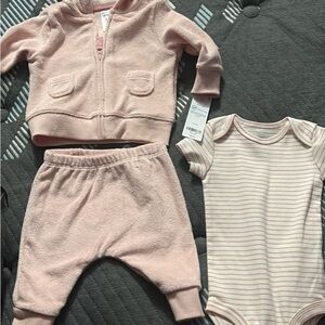 Pink Baby Outfit Set